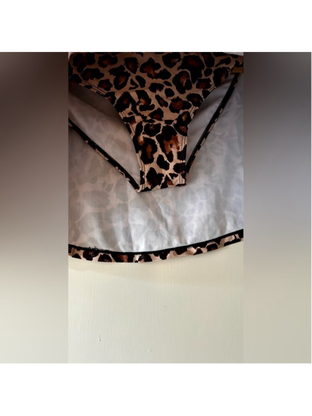 Leopard Print Women's Swim Skirt - Picture 4 of 5